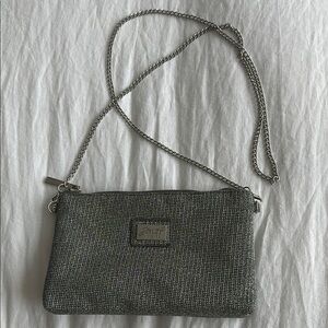 Silver Crossbody Bag - small